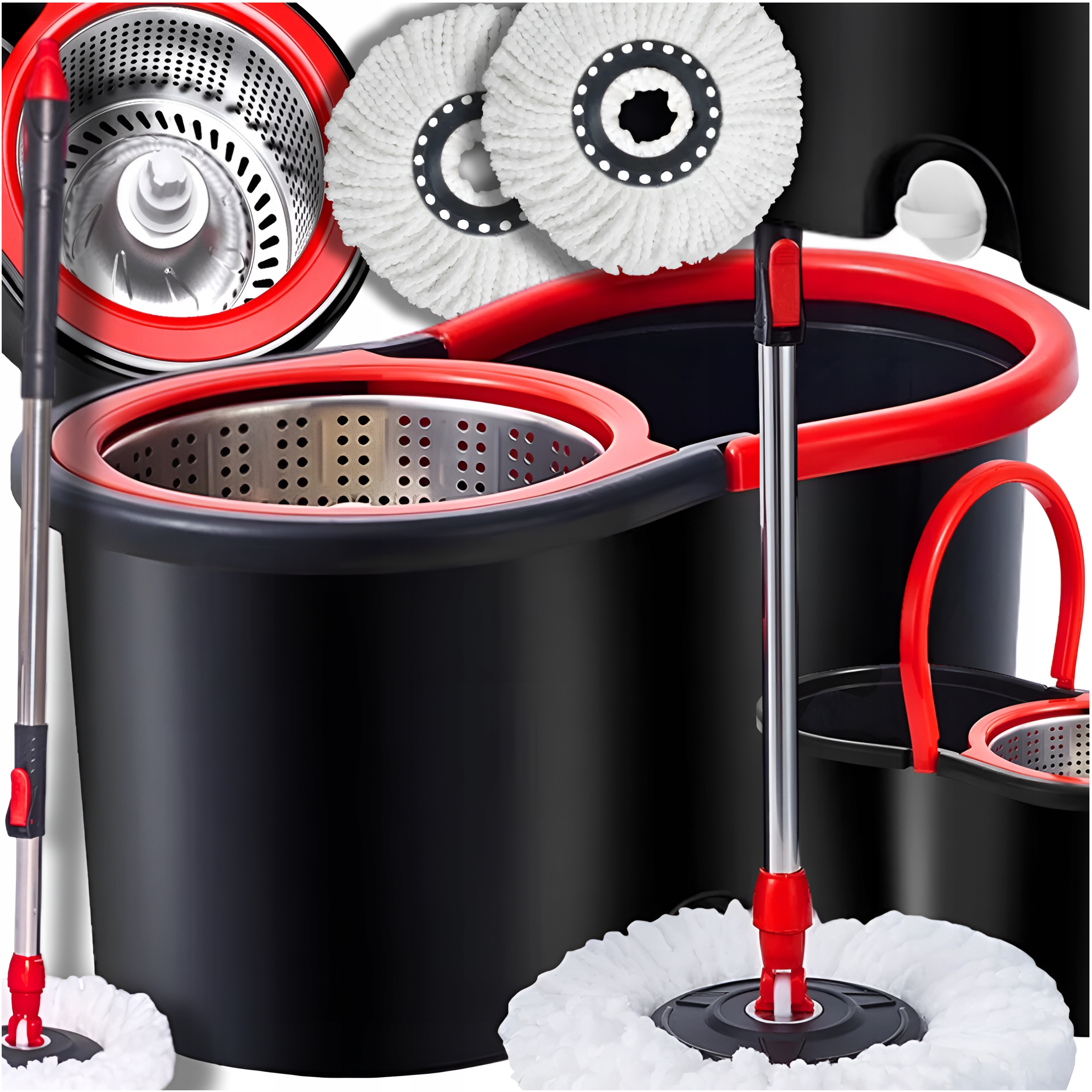 Vedro a odstredivý mop Maxsell 360 SPIN TURBO 28 cm